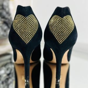 WEEKEND SALE ❤️ DIOR Studded Heart Accent Heels Dioramour